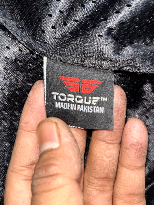 Vintage Torque’s Original Pure Leather Racing Jacket with Reflective Strip (Paded)(M)