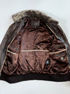 Vintage (Detechable Furr Coller) Premium Original Leather Jacket (M)