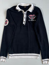 Y2K Christian Audigier VTF Speed Shop Long Sleeve Polo (S)