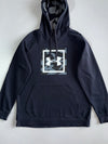Under Armour Camo Box Logo Hoodie Black Fleece Lined Camo Hood (L)