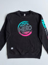 Hero or Zero | Hero Graphic Crewneck Black | (M)