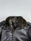 Super Premium Original  (Detechable Collar) Shearling Leather Jacket (Xl)