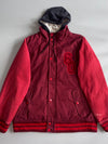 Nike “6-0” Varsity Hooded Bomber Jacket  Burgundy/Red (XL)