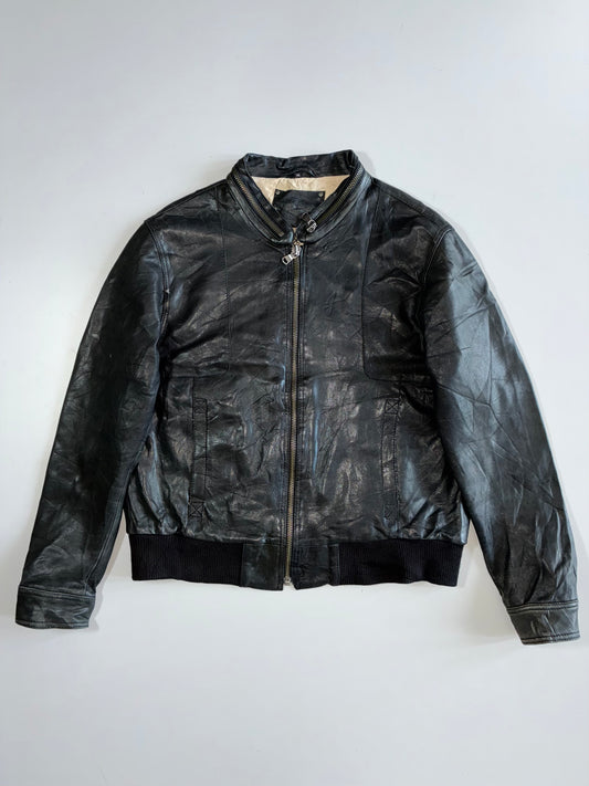 Oakwool vintage Premium Original Pure Leather Jacket (L/XL)