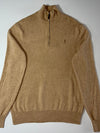 Polo Ralph Lauren Quarter-Zip Knit Sweater – Camel (M)