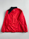 Nike Fit Storm Red Black Windbreaker Track Jacket (L)