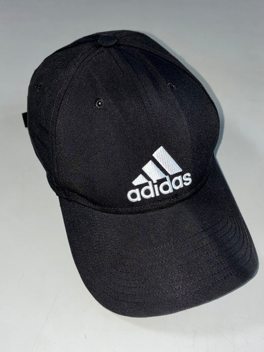 Adidas Performance Logo Cap – Black with White Embroidery (Adjustable)