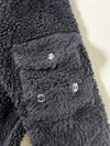 Discovery Expedition Black Sherpa Hooded Jacket – Sleeve Pocket  (L)