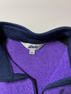 Asics | Purple Navy Quarter Zip Fleece Pullover Women’s | (S)
