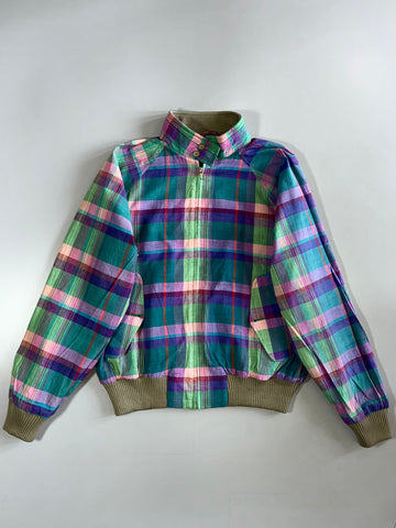 Polo by Ralph Lauren | Madras Plaid Harrington Jacket (M)