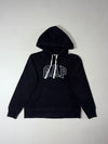 Vintage Gap Black Arch Logo Hoodie (S)