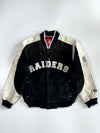NFL Raiders Premium Original Sued Leather Jacket (XL)