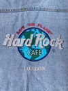 Vintage Hard Rock London Embroidered Back Denim Jacket (XL)