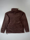 Columbia Brown Fleece Jacket with Orange Zips (L/XL)