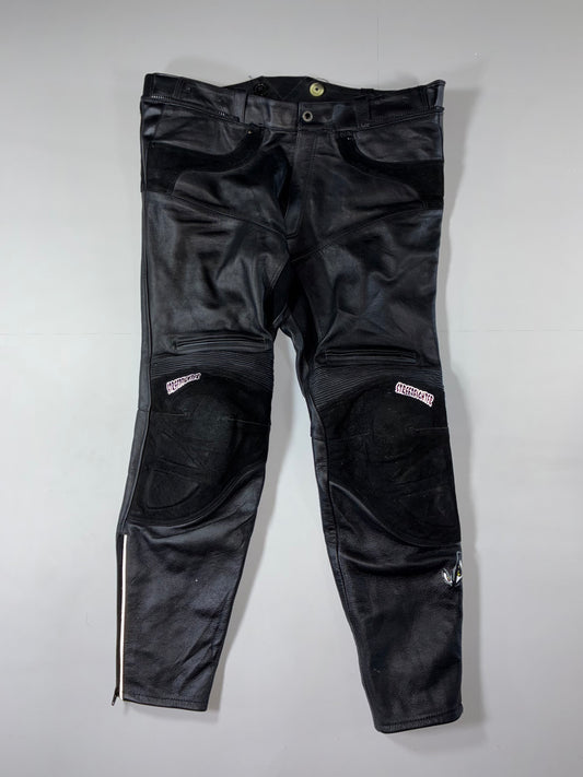 Streetfighter Leather Moto Trousers (W:44) (L:42)