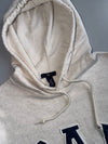 GAP Arch Logo Oatmeal Hoodie (S)