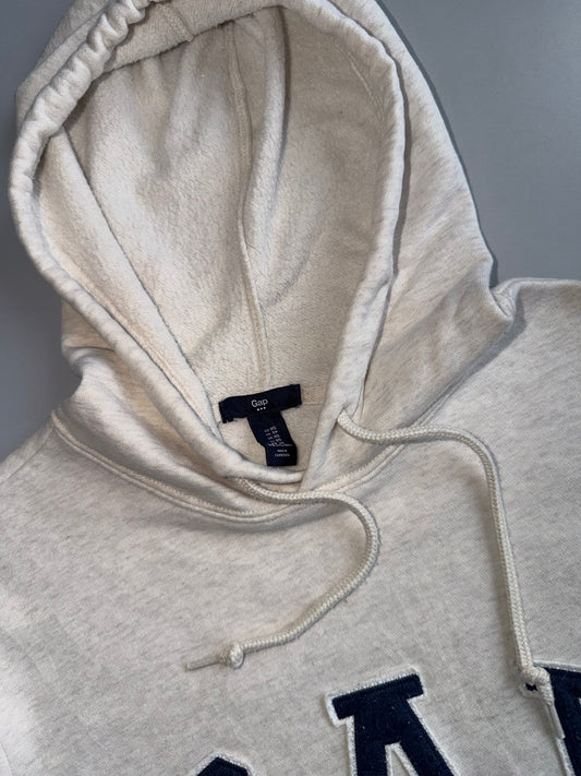GAP Arch Logo Oatmeal Hoodie (S)