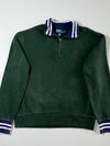 Vintage Polo Ralph Lauren Green Quarter Zip Sweatshirt (XL)