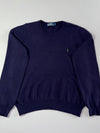 Vintage Polo by Ralph Lauren Navy Crewneck Sweater – Green Pony (L/XL)