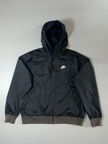 Nike Black Windrunner Hooded Jacket (XL)