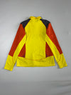 Eider | Yellow Orange Grid Fleece Half-Zip | (S)