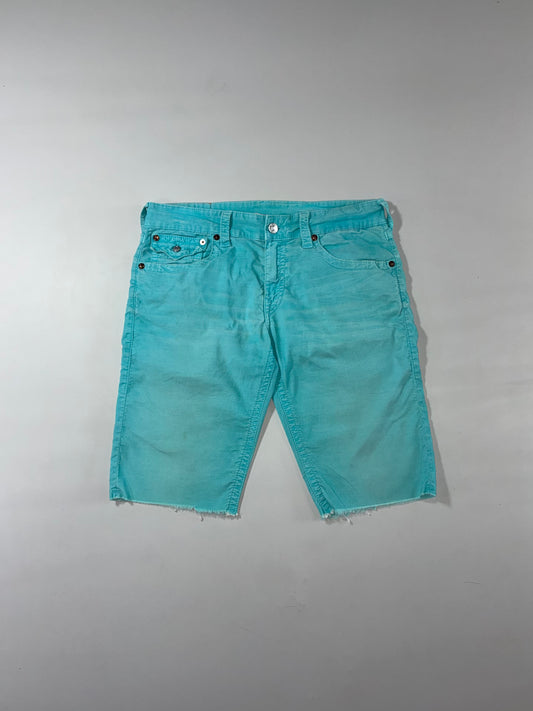 True Religion Corduroy Cut-Off Shorts (W:36) (L:23)