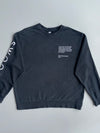 Nike | Black Swoosh Crewneck Sweatshirt | (2XL)