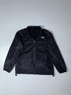 The North Face Fleece-Lined Nylon Zip-Up Jacket – Black Reversible (S)