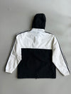 Adidas Originals 3-Stripes Colorblock Half-Zip Hooded Anorak Windbreaker(L)
