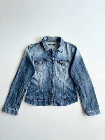Vintage Blue GAS Jeans Light Wash Denim Trucker Jacket women’s (S)