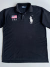 Polo Ralph Lauren Big Pony USA Flag Polo Black (XL)