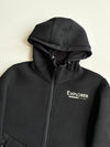 Airwalk | Black Explorer Tech Fleece Zip Hoodie | (S)