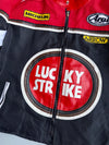 Lucky Strike | Black Red Motul Racing Jacket | Shoulder-and back padded (XL)