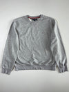 Tommy Hilfiger Fleece Crewneck Sweatshirt  Heather Grey (XL)