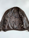 Manstar Vintage Real Leather Bomber Jacket (XL)