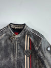 Triumph Heritage  Genuine Leather Café Racer Jacket Paded (L)