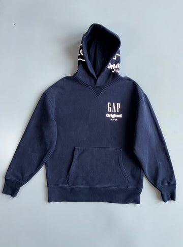 GAP Original Hoodie | Navy Blue | Spellout Logo (M)