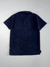 Vintage 90s Adidas Navy Polo – Gold Embroidered Logo (M/L)