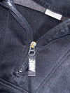 Vintage 90s Nike Big Swoosh Quarter-Zip Track Pullover – Black (2XL)