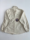 The North Face Utility Button-Up Shirt Jacket Heavy – Cream Beige (Xl)