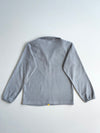 The North Face Grey Fleece Full-Zip Jacket Yellow Zip – Boys (XS)