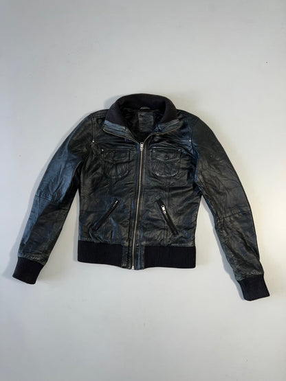 ZBershka Original Leather Jacket (XS)
