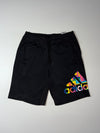 Adidas Pride Rainbow Logo Black Shorts (W:30) (L:19)