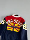Kalamton “Boston” Patchwork Racing Track Jacket (S)