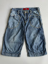 Evisu Denimmaster Wide Leg Denim Shorts (W:32) (L:27.5)