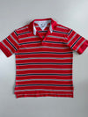 Tommy Hilfiger Red Striped Polo T-Shirt (XL)