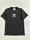 Adidas Originals Trefoil Logo Tee – Washed Black | (S)