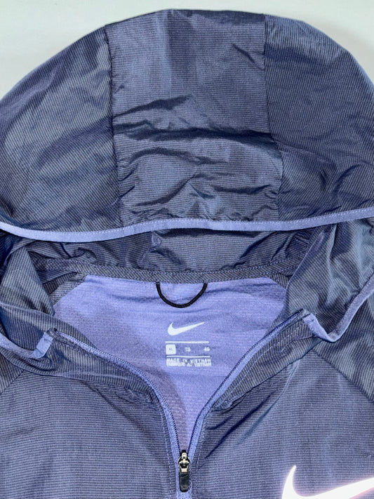 Nike Windrunner Colorblock Hooded Zip-Up Jacket – Navy/Periwinkle, Size (L/XL)