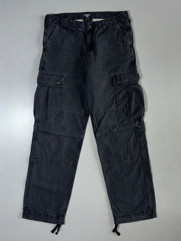 Carhartt WIP Black Ripstop Cargo Pants (W:32|L:41)