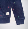 Roots | Navy Print Hoodie | (XS)